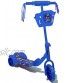 BASSKET.COM Kids' Scooter with Music and Light,Foot Brakes,Double Back Wheels and Flashing Light with Music for Boys or Girls Blue
