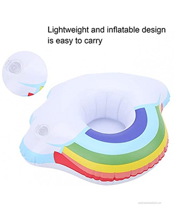 GLOGLOW Inflatable Drink Holder Floats Cup Holders Floating Drink Holder Drink Floats Inflatable Cup Coasters Children Kids Water Party Accessories