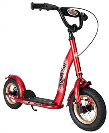 BIKESTAR Kick Scooter with Brakes Mudguard and air Tires for Kids 5 Year Old | Classic Edition with Alloy Wheels 10 Inch |