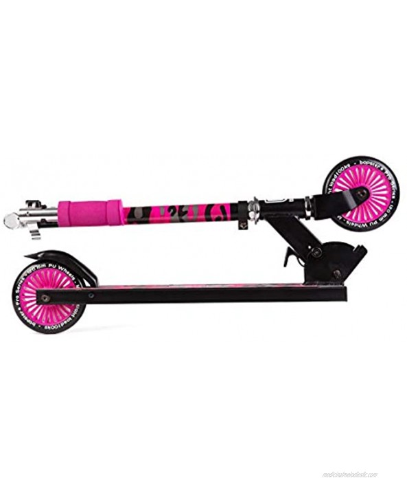 Bopster 2 Wheeled Folding Children’s Kick Scooter – Pink Camo