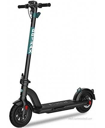 Gotrax G Max Ultra Commuting Electric Scooter 10" Air Filled Tires 20MPH & 45 Mile Range Black
