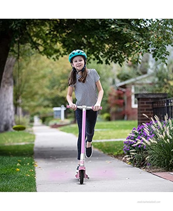 Gotrax GKS Plus Electric Kick Scooters UL Certified E Scooter for Kids 6-12 6 Electric Kick Scooter with LED Light Up to 7 Miles and 7.5 MPH