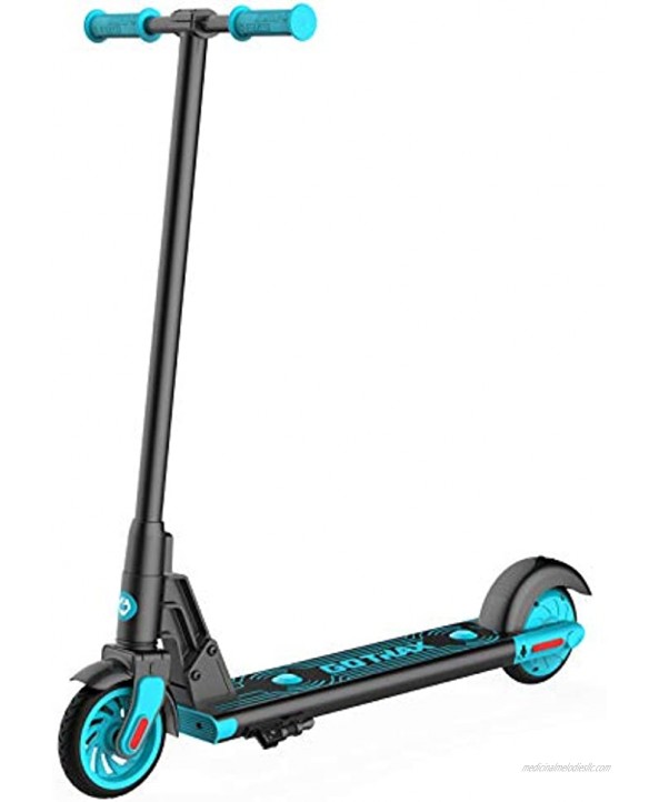 Gotrax GKS PRO Kids Electric Scooter 6 Wheels UL Certified E Scooter Kick-Start Boost and Gravity Sensor Electric Kick Scooter for Big Kids Age of 8-13