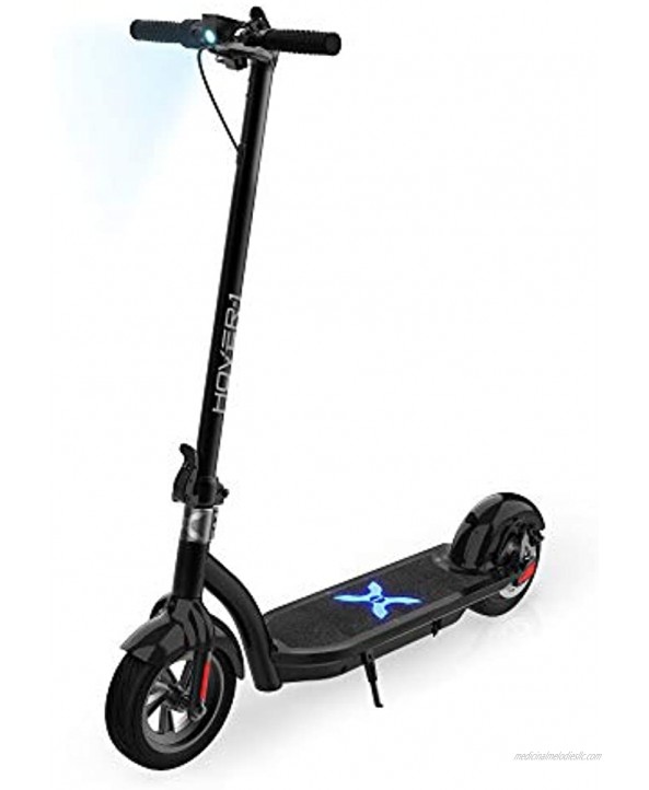 Hover-1 Alpha Pro Electric Kick Scooter Foldable and Portable with 10 inch Air-Filled Tires- Long Range Commuter Scooter 450W Motor