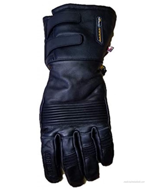 Olympia Men's Weatherking Touch Winter Motorcycle Gloves#4102 Black