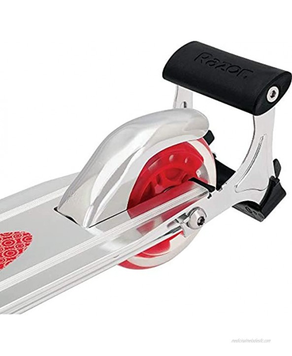 Razor Spark+ Kick Scooter LED Light-Up Wheels Spark Bar Lightweight Aluminum Frame Foldable Adjustable Handlebars