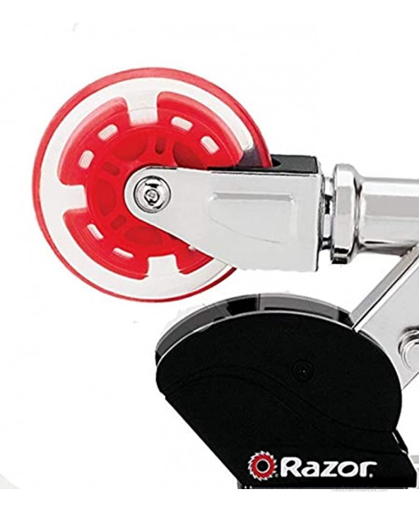 Razor Spark+ Kick Scooter LED Light-Up Wheels Spark Bar Lightweight Aluminum Frame Foldable Adjustable Handlebars