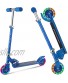 Scooters for Kids 2 Wheel Folding Kick Scooter for Girls Boys 3 Adjustable Height Light Up Wheels for Children 4 Years and up