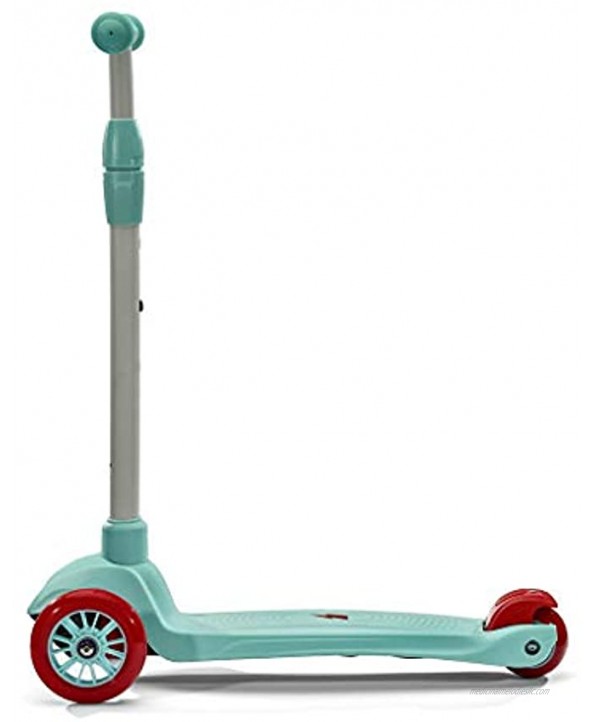 SVOLTA Mega 3-Wheel Scooter for Kids Red and Aqua