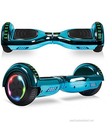 UNI-SUN Hoverboard for Kids Self Balancing Hover Board 6.5" Two-Wheel Self Balancing Hoverboards with Bluetooth and Lights