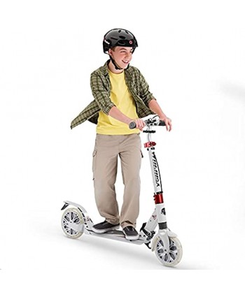 WIN.MAX Scooter for Adults,Disc Brake for More Safe，with 200mm LED Wheels,Foldable Handle with 4 Adjustment Levels,220 Lbs Weight Capacity，Scooters for Kids 12 Years and up