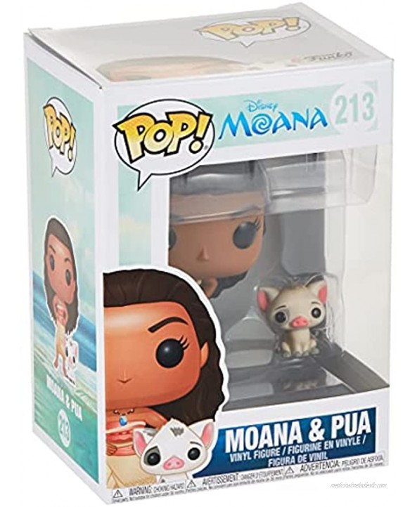 Funko POP Disney: Moana Moana & Pua Action Figure Brown Standard