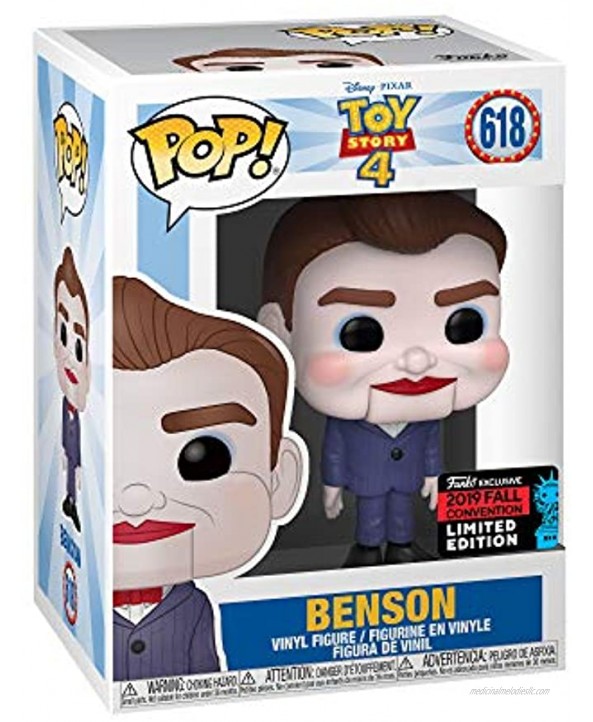 Funko Pop! Disney: Toy Story 4 Benson Fall Convention Exclusive Multicolor 43354