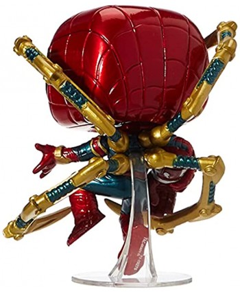 Funko Pop! Marvel: Avengers Endgame Iron Spider with Nano Gauntlet Multicolor 45138,3.75 inches