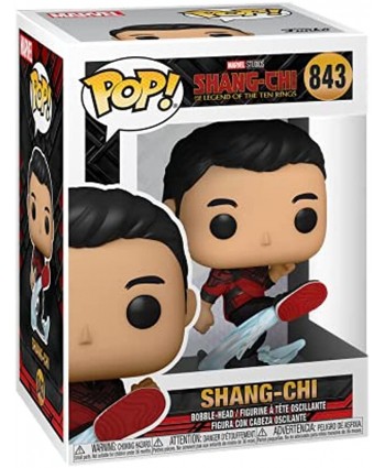 Funko POP Marvel: Shang Chi and The Legend of The Ten Rings Shang Chi Kicking,Multicolor,3.75 inches