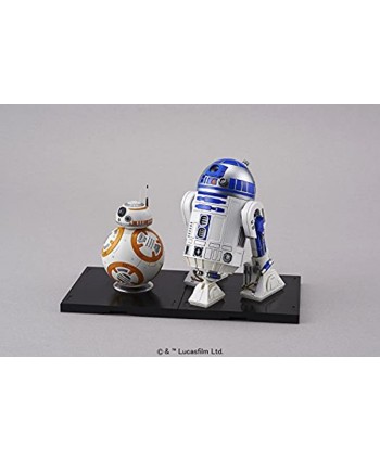 Bandai Hobby Star Wars 1 12 Plastic Model BB-8 & R2-D2 "Star Wars"