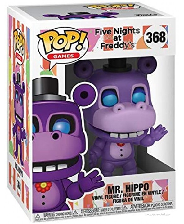 Funko Pop! Games: Mr. Hippo Collectible Figure Multicolor Standard