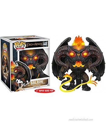 Funko POP Movies The Lord of The Rings Balrog 6" Action Figure,Black