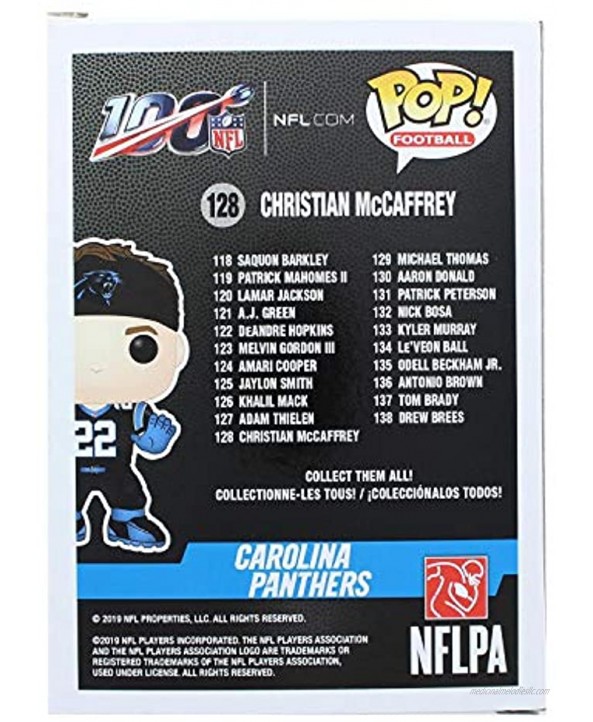 Funko POP! NFL: Christian McCaffrey Panthers,Multi