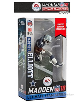 McFarlane Ezekiel Elliott Dallas Cowboys Limited Edition Exclusive EA Sports Madden NFL 18 Ultimate Team Series 2