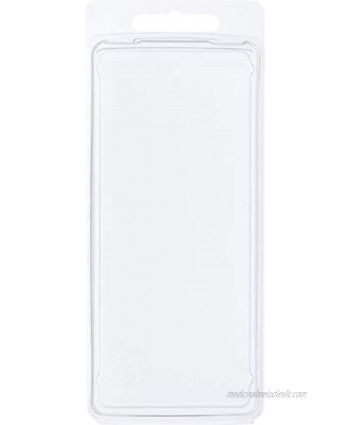 Collecting Warehouse Clear Plastic Clamshell Package Storage Container 5.3125" H x 2.3125" W x 0.875" D Pack of 50