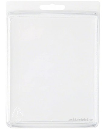 Collecting Warehouse Clear Plastic Clamshell Package Storage Container 5.44" H x 4.44" W x 1.5" D Pack of 10