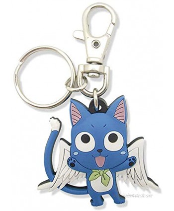 Great Eastern Entertainment Fairy Tail SD Happy PVC Keychain