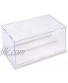 JDS Toy Store Acrylic Display Case for Minifigure Action Figures Bricks 5mm Dustproof Case Storage Gift for Children and Adults 15 x 4.35 x 3.05 inches White