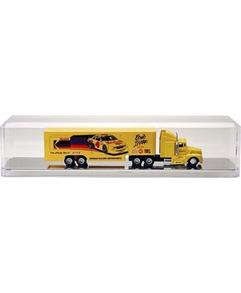 Pioneer Plastics Clear Acrylic Display Case for 1:64 Scale Trucks Mirrored 15.625" x 3.5" x 3"