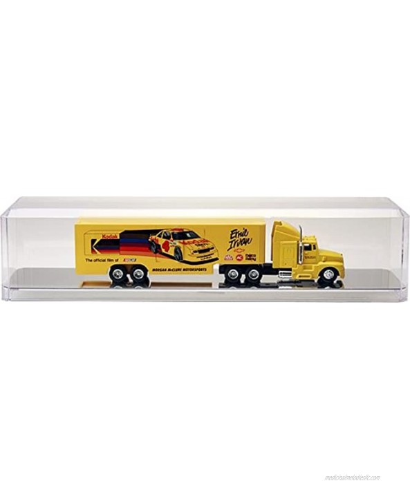Pioneer Plastics Clear Acrylic Display Case for 1:64 Scale Trucks Mirrored 15.625 x 3.5 x 3