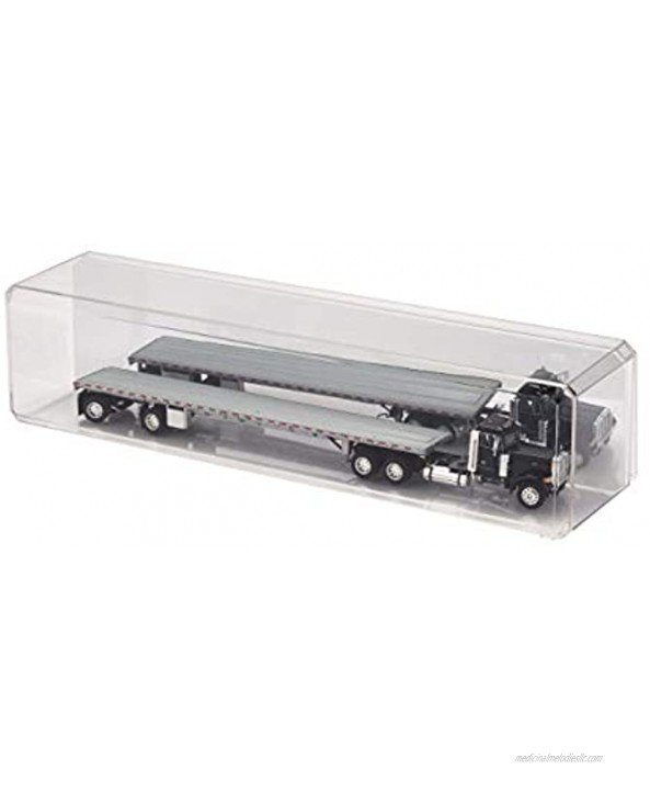 Pioneer Plastics Clear Acrylic Display Case for 1:64 Scale Trucks Mirrored 15.625 x 3.5 x 3