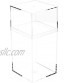Pioneer Plastics Clear Tall Rectangular Plastic Container 2.75" W x 2.625" D x 5.75" H Pack of 2