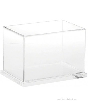 Plymor Clear Acrylic Display Case with Clear Base 6" x 4" x 4"