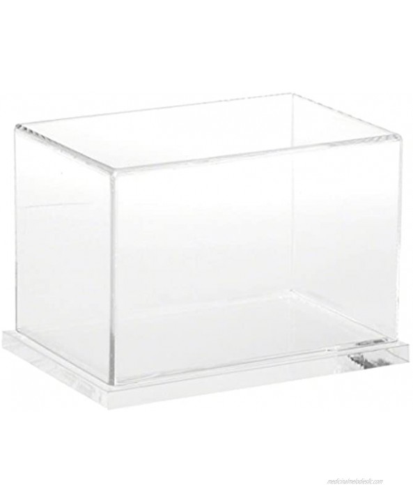 Plymor Clear Acrylic Display Case with Clear Base 6 x 4 x 4