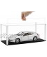 Tingacraft Acrylic Display Case Box 13.3 x 5.9 x 5.5 inch for 1 18 Model Car Assemble Clear Showcase for Collectibles