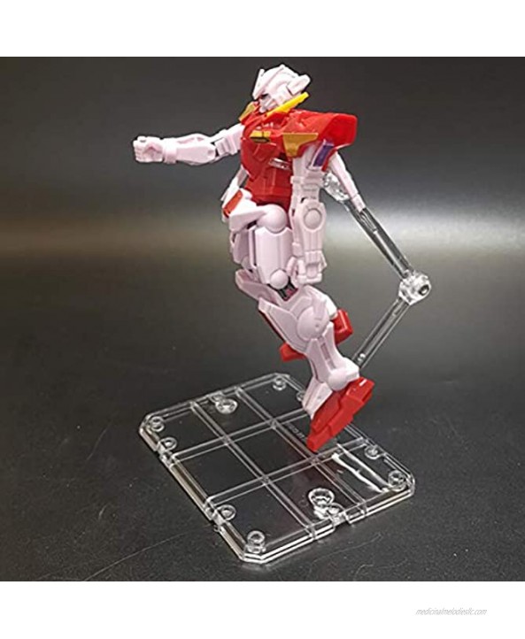 tuhanying-us 8 PCS Action Figure Base Suitable Display Stand Bracket Action Figure Display Stand for Stage Act Robot Toy Figure