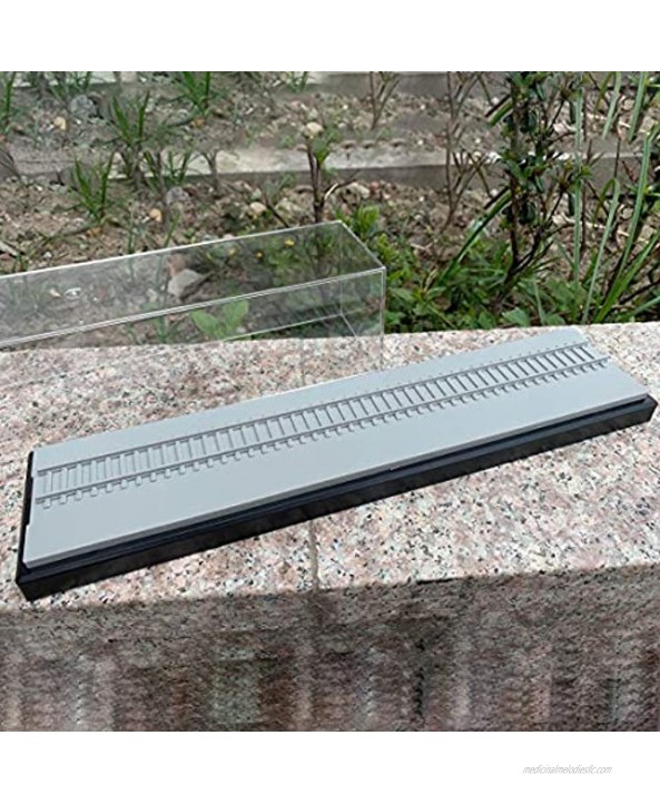 Yamix HO Scale Train Display Case Showcase Dustproof Display Box for 1 18 Scale Model Train