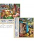 Bits and Pieces Value Set of Two 2 500 Piece Jigsaw Puzzles for Adults Each Puzzle Measures 18" X 24" Hide and Seek What's The Password 500 pc Jigsaws by Artist Larry Jones