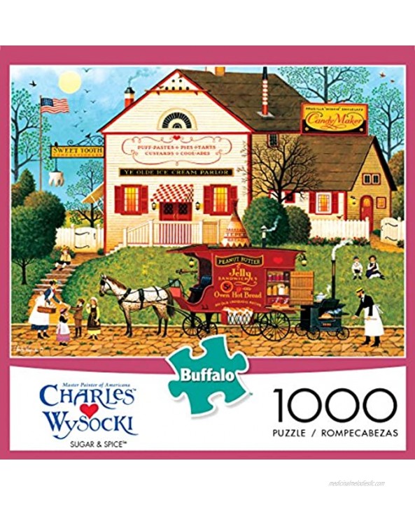 Buffalo Games Charles Wysocki Sugar and Spice 1000 Piece Jigsaw Puzzle