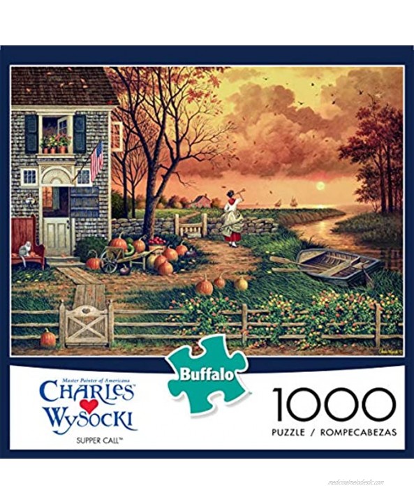 Buffalo Games Charles Wysocki Supper Call 1000 Piece Jigsaw Puzzle