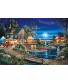Buffalo Games Days to Remember Autumn Memories 500 Piece Jigsaw Puzzle  Blue,red Brown  21.25"L X 15"W