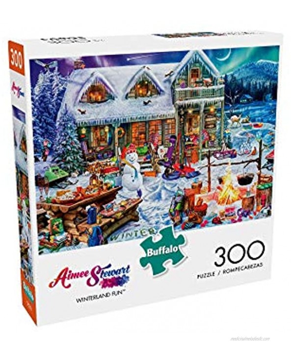 Buffalo Games Winterland Fun 300 Large Piece Jigsaw Puzzle