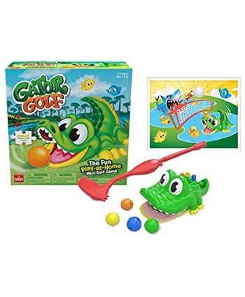 Goliath Gator Golf – Putt The Ball Into The Gator’s Mouth to Score Game – Includes A Fun Colorful 24pc Puzzle 31250