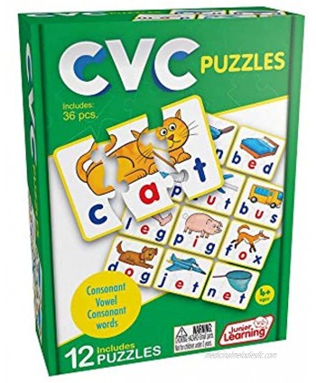 Junior Learning JL240 CVC Puzzles Multicolor