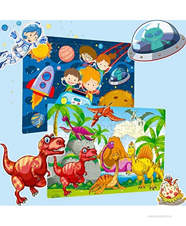 Puzzles for Kids Ages 4-8 Wooden Jigsaw Puzzles 60 Pieces Preschool Toddler Puzzles Set for Boys and Girls6 Puzzles