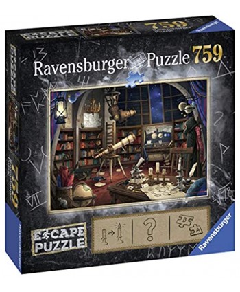 Ravensburger Escape Puzzle Space Observatory 759 Piece Jigsaw Puzzle for Kids and Adults Ages 12 and Up an Escape Room Experience in Puzzle Form