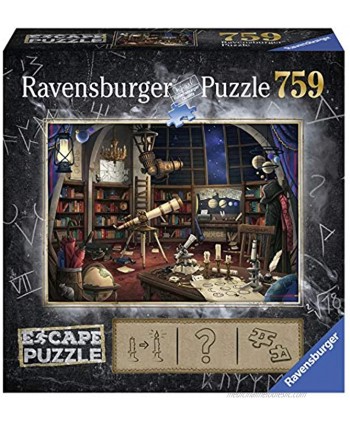 Ravensburger Escape Puzzle Space Observatory 759 Piece Jigsaw Puzzle for Kids and Adults Ages 12 and Up an Escape Room Experience in Puzzle Form