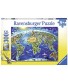 Ravensburger -World Landmarks Map 300 Piece Jigsaw Puzzle for Kids – Every Piece is Unique Pieces Fit Together Perfectly