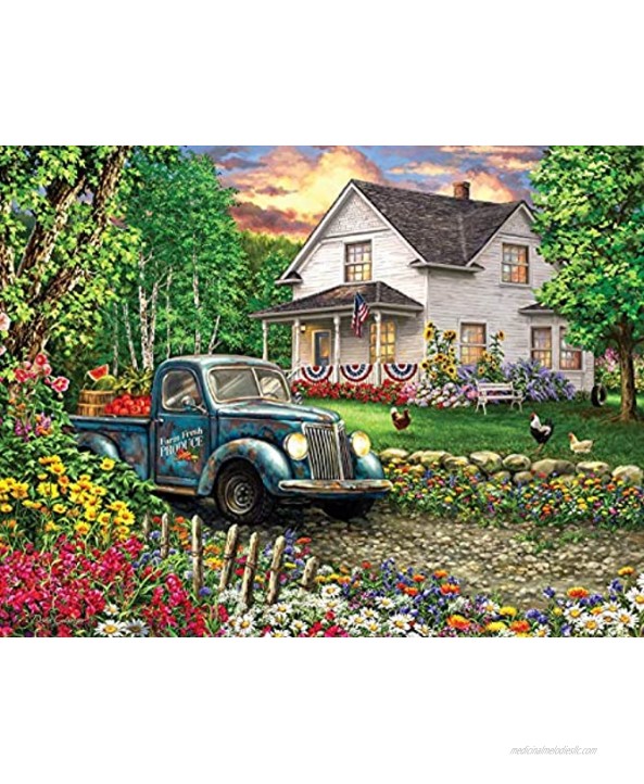 Springbok 500 Piece Jigsaw Puzzle Simpler Times Made in USA