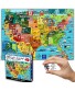 Think2Master Colorful United States Map 1000 Pieces Jigsaw Puzzle for Kids 12+ Teens Adults & Families. Great Gift for stimulating Interest in The USA Map. Size: 26.8” X 18.9”